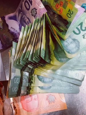 Canadian Dollars for sale